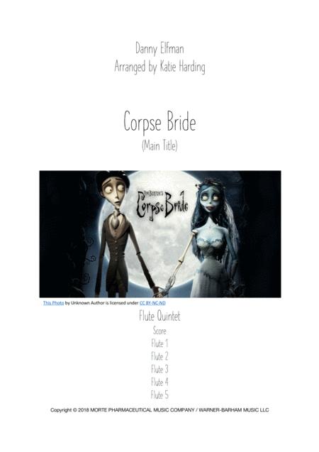 Free Sheet Music Corpse Bride Main Title