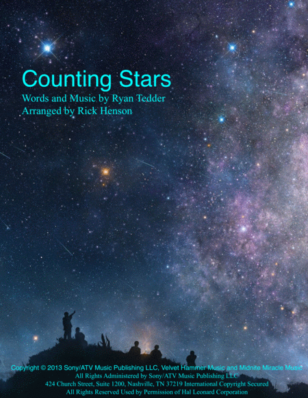 Free Sheet Music Counting Stars For Steel Band