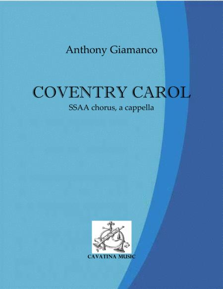 Free Sheet Music Coventry Carol Ssaa Chorus A Cappella