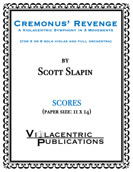 Free Sheet Music Cremonus Revenge Scores A Violacentric Symphony In 3 Movements