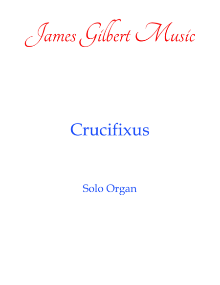 Free Sheet Music Crucifixus From Mass In B Minor Or087