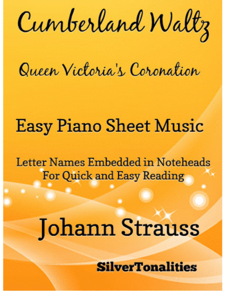 Cumberland Waltz Queen Victorias Easy Piano Sheet Music Sheet Music