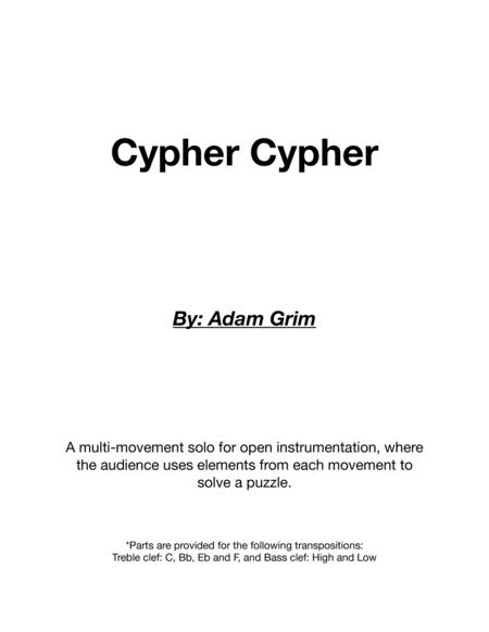 Free Sheet Music Cypher Cypher