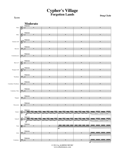 Free Sheet Music Cyphers Village From Forgotten Lands