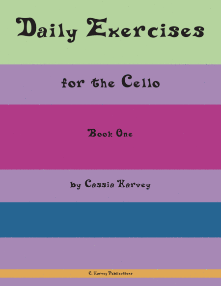 Free Sheet Music Daily Exercises For The Cello Book One First Position Closed