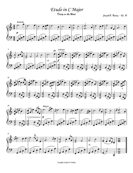 Daisy In The Wind Sheet Music