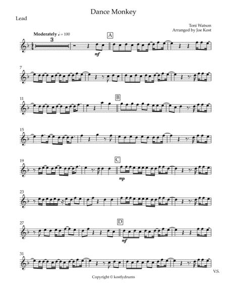 Dance Monkey For Steel Band Sheet Music