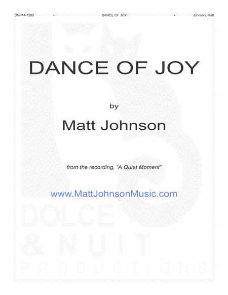 Dance Of Joy Sheet Music