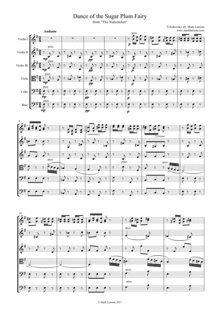 Dance Of The Sugar Plum Fairy From The Nutcracker Sheet Music