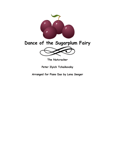Free Sheet Music Dance Of The Sugarplum Fairy Piano Duo