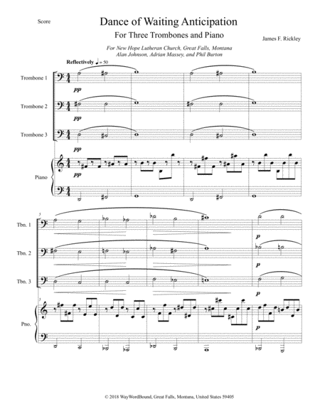 Free Sheet Music Dance Of Waiting Anticipation