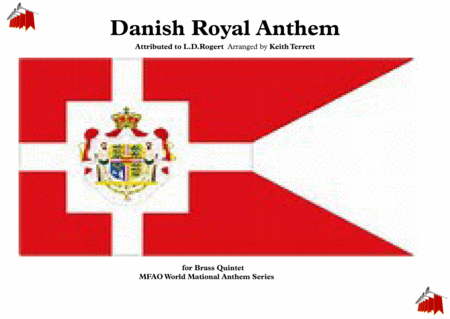 Free Sheet Music Danish Royal Anthem For Brass Quintet