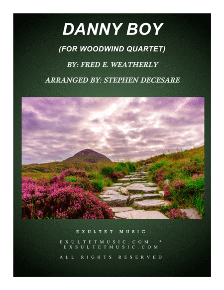 Free Sheet Music Danny Boy For Woodwind Quartet