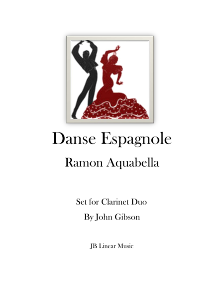 Free Sheet Music Danse Espagnole For Clarinet Duet