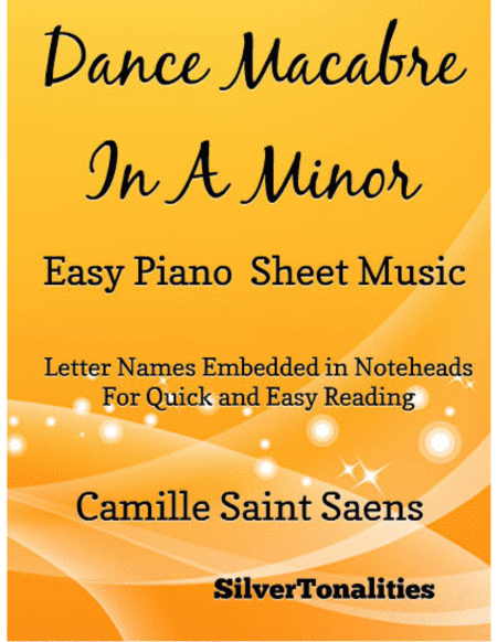 Free Sheet Music Danse Macabre Easy Piano In A Minor Sheet Music