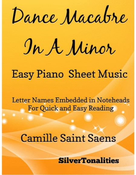 Danse Macabre Easy Piano In A Minor Sheet Music Sheet Music