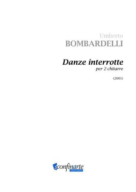 Danze Interrotte Per 2 Chitarre Sheet Music