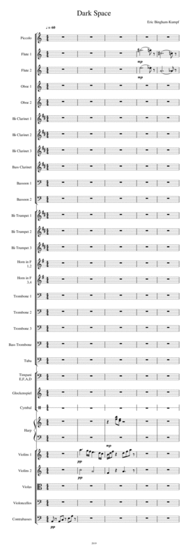 Dark Space Sheet Music