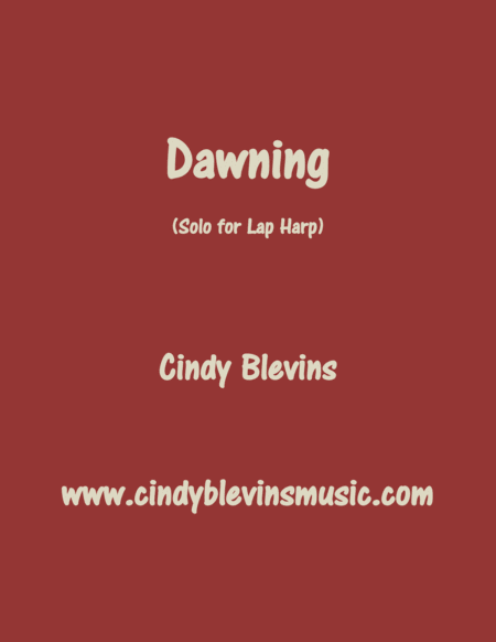 Dawning Original Solo For Lap Harp From My Book Melodic Meditations Iii Lap Harp Version Sheet Music