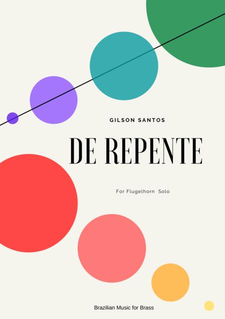 Free Sheet Music De Repente For Flugelhorn Solo