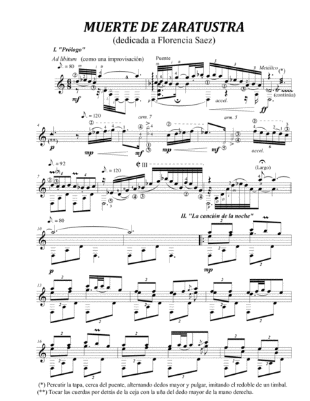 Death Of Zarathustra Sheet Music