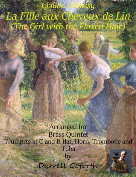 Free Sheet Music Debussy La Fille Aux Cheveux De Lin For Brass Quintet