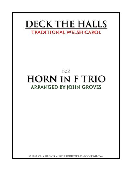 Deck The Halls Horn Trio Sheet Music