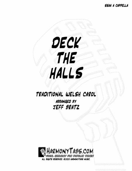 Free Sheet Music Deck The Halls Ssaa A Cappella