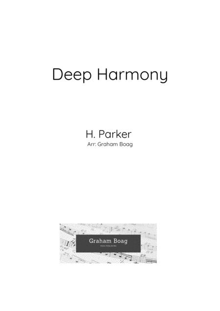 Deep Harmony For String Quartet Sheet Music