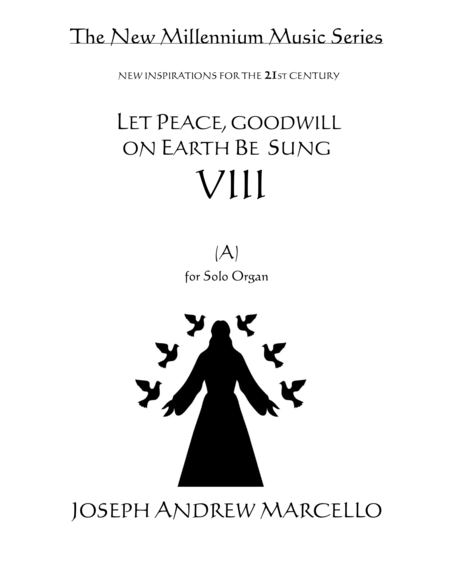 Free Sheet Music Delightful Doxology Viii Let Peace Goodwill On Earth Be Sung Organ A