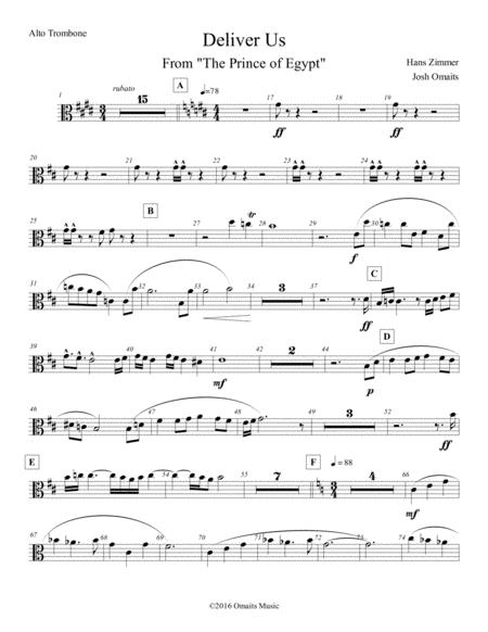 Deliver Us Trombone Choir Sheet Music