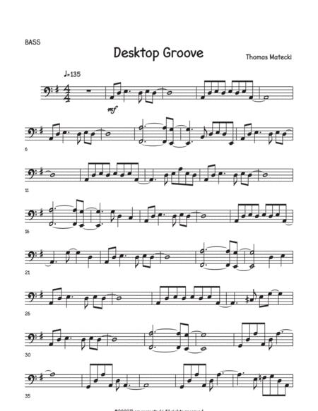 Free Sheet Music Desktop Grove For Big Band Bass
