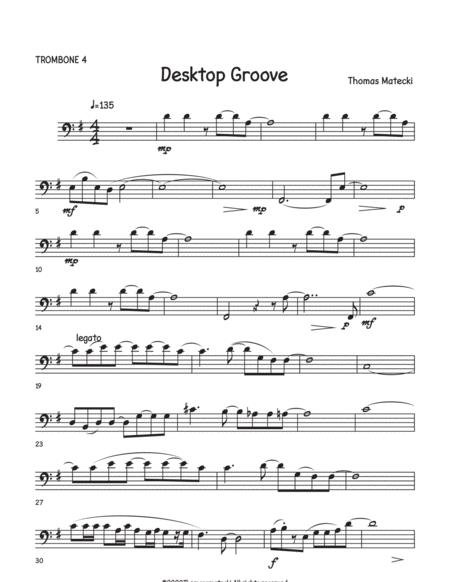 Desktop Grove For Big Band Bone 4 Sheet Music