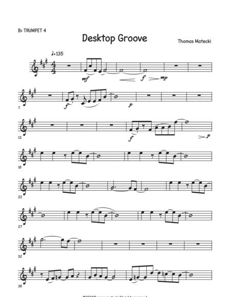 Desktop Grove For Big Band Trumpet 4 Sheet Music