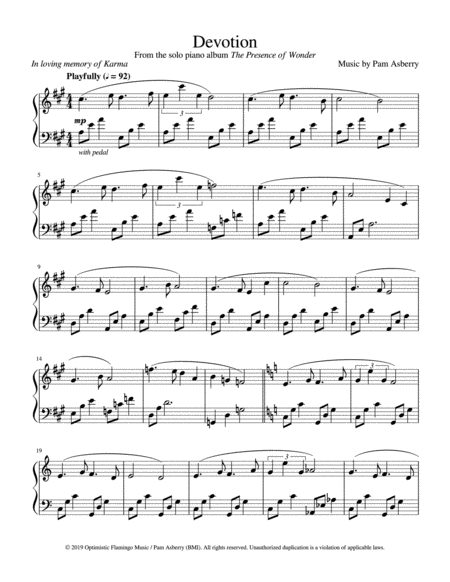 Devotion Sheet Music