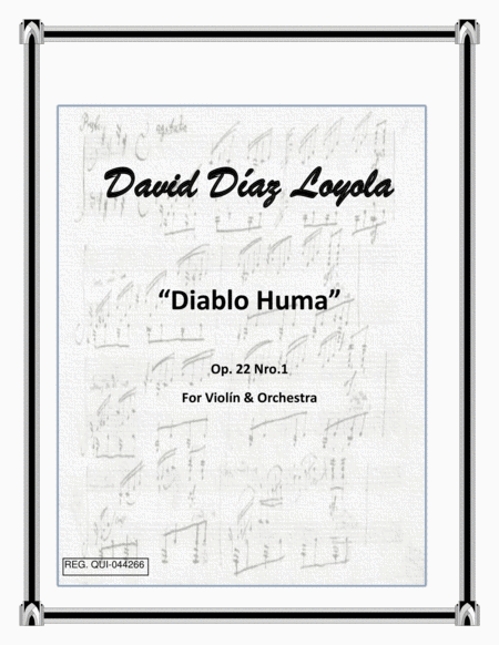 Free Sheet Music Diablo Huma For Violin Orchestra Op 22 Nro 1