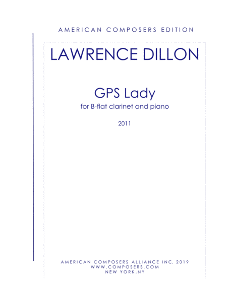 Free Sheet Music Dillon Gps Lady