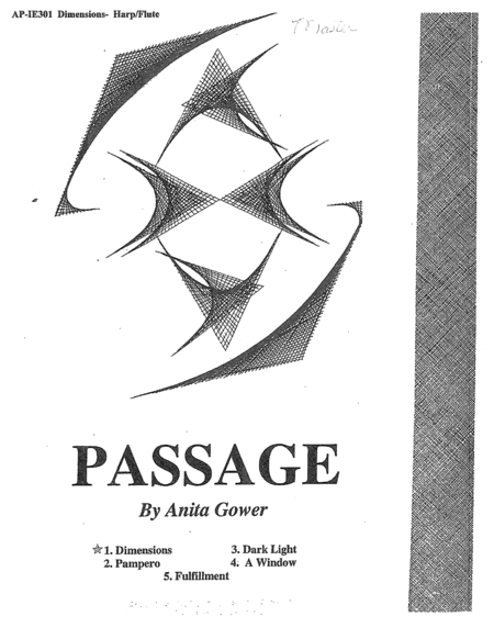 Dimensions No 1 Of Passage Sheet Music