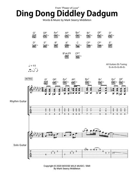 Ding Dong Diddley Dadgum Sheet Music