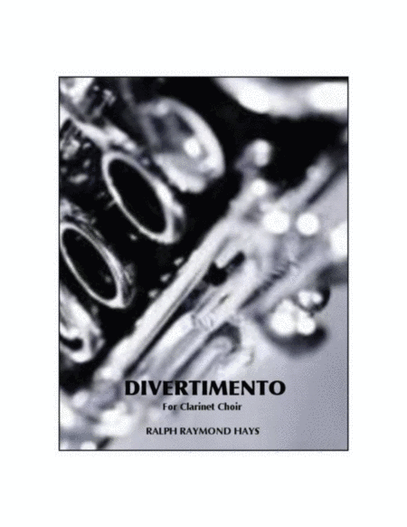 Free Sheet Music Divertimento For Clarinet Choir