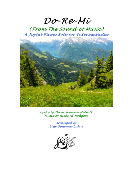 Free Sheet Music Do Re Mi From The Sound Of Music An Intermediate Piano Solo