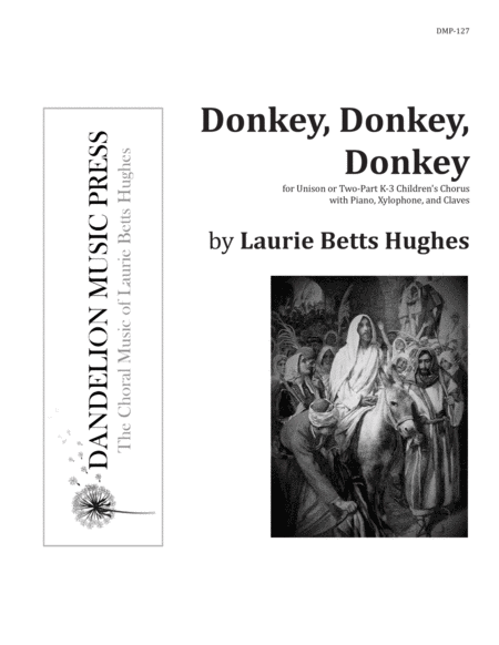 Donkey Donkey Donkey Unison Two Part Treble Sheet Music