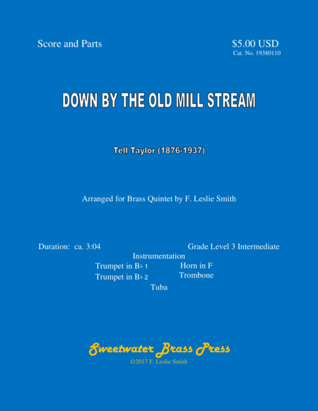 Down By The Old Mill Stream Sheet Music