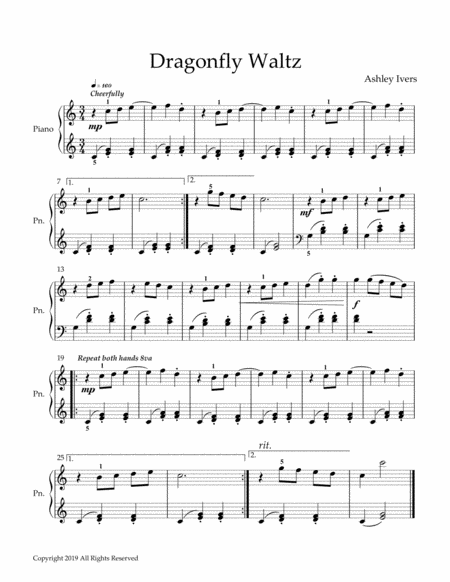 Dragonfly Waltz Sheet Music