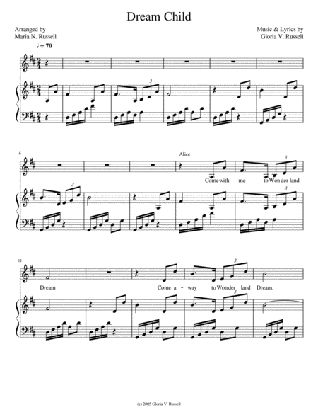 Dream Child Sheet Music