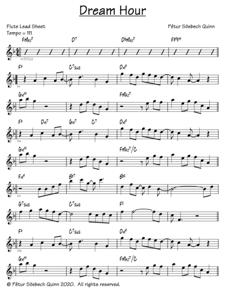 Dream Hour Sheet Music