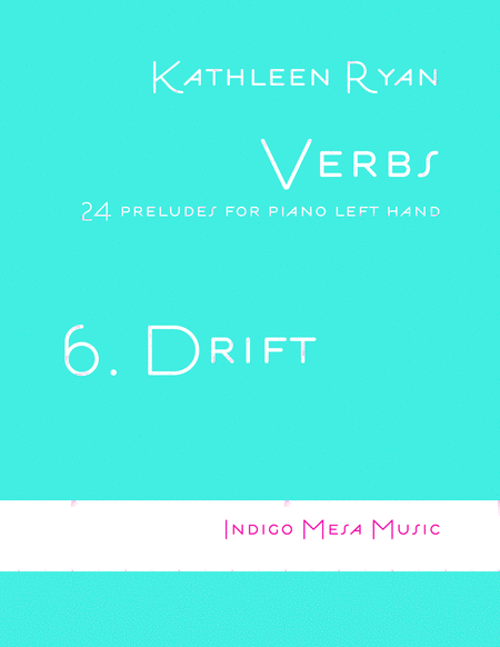 Free Sheet Music Drift Verbs 6