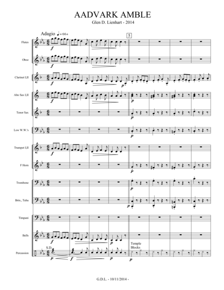 Free Sheet Music Drumline 5