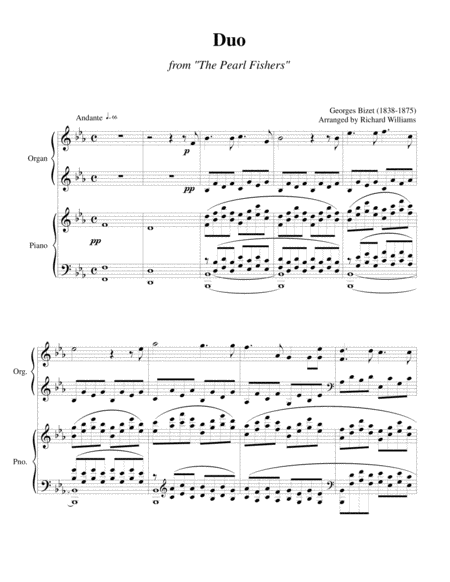 Duo From The Pearl Fishers Sheet Music