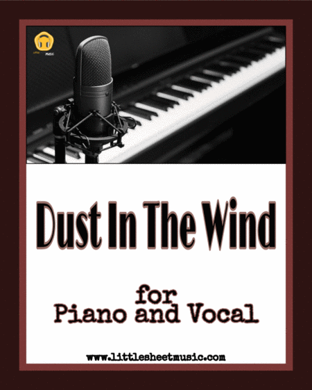 Free Sheet Music Dust In The Wind Piano Vocal